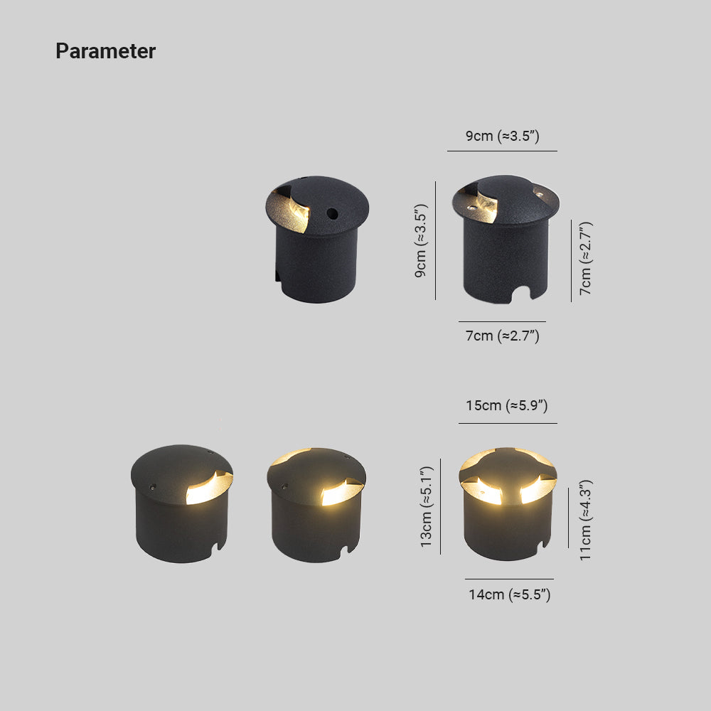 Ray | Outdoor Step Deck Light with Durable Metal & Glass Design | Elegant Lighting for Pathways and Garden Spaces 4