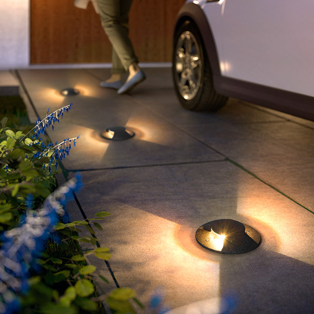 Ray | Outdoor Step Deck Light with Durable Metal & Glass Design | Elegant Lighting for Pathways and Garden Spaces 5