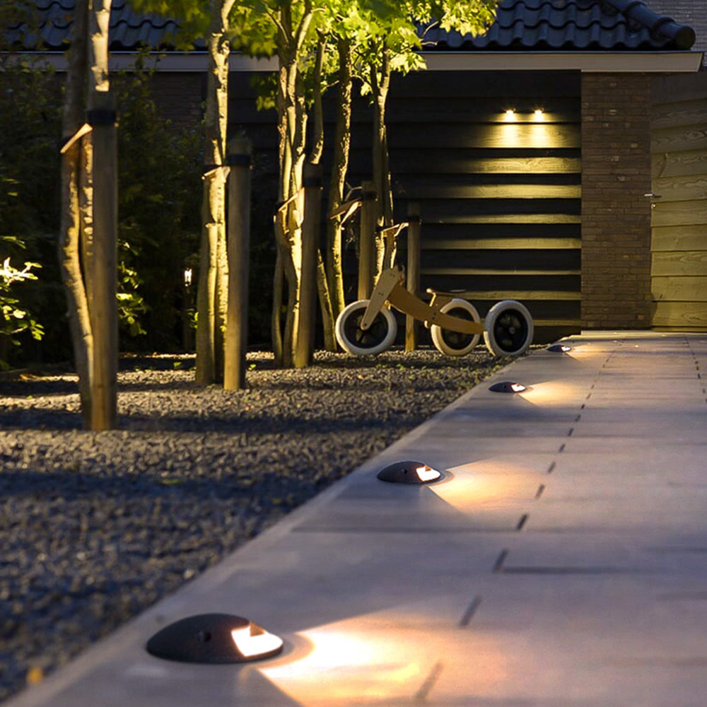 Ray | Outdoor Step Deck Light with Durable Metal & Glass Design | Elegant Lighting for Pathways and Garden Spaces 6