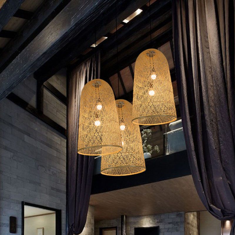 Ritta | Bamboo Pendant Light with Rustic Design | Eco-Friendly Lighting for Cozy Ambiance 0