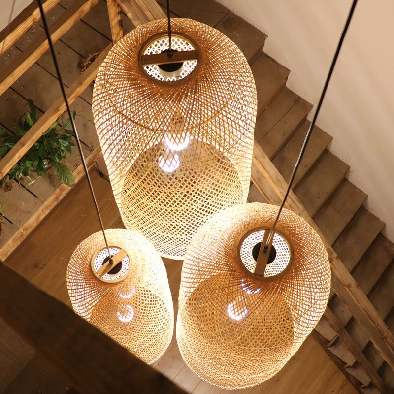 Ritta | Bamboo Pendant Light with Rustic Design | Eco-Friendly Lighting for Cozy Ambiance 2