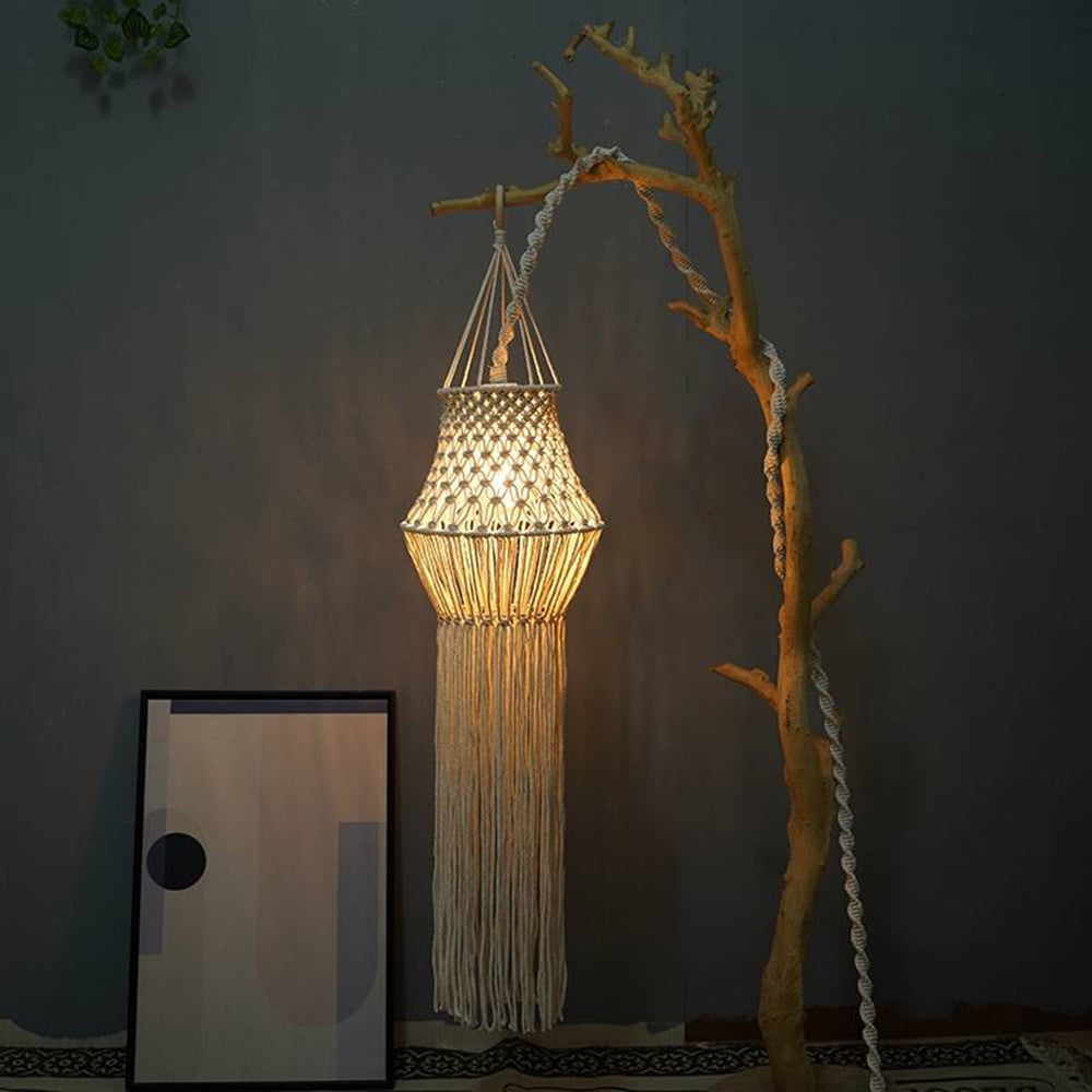 Ritta | Pendant Light with Cotton Rope Design | Stylish Illumination for Bedrooms and Living Rooms 5
