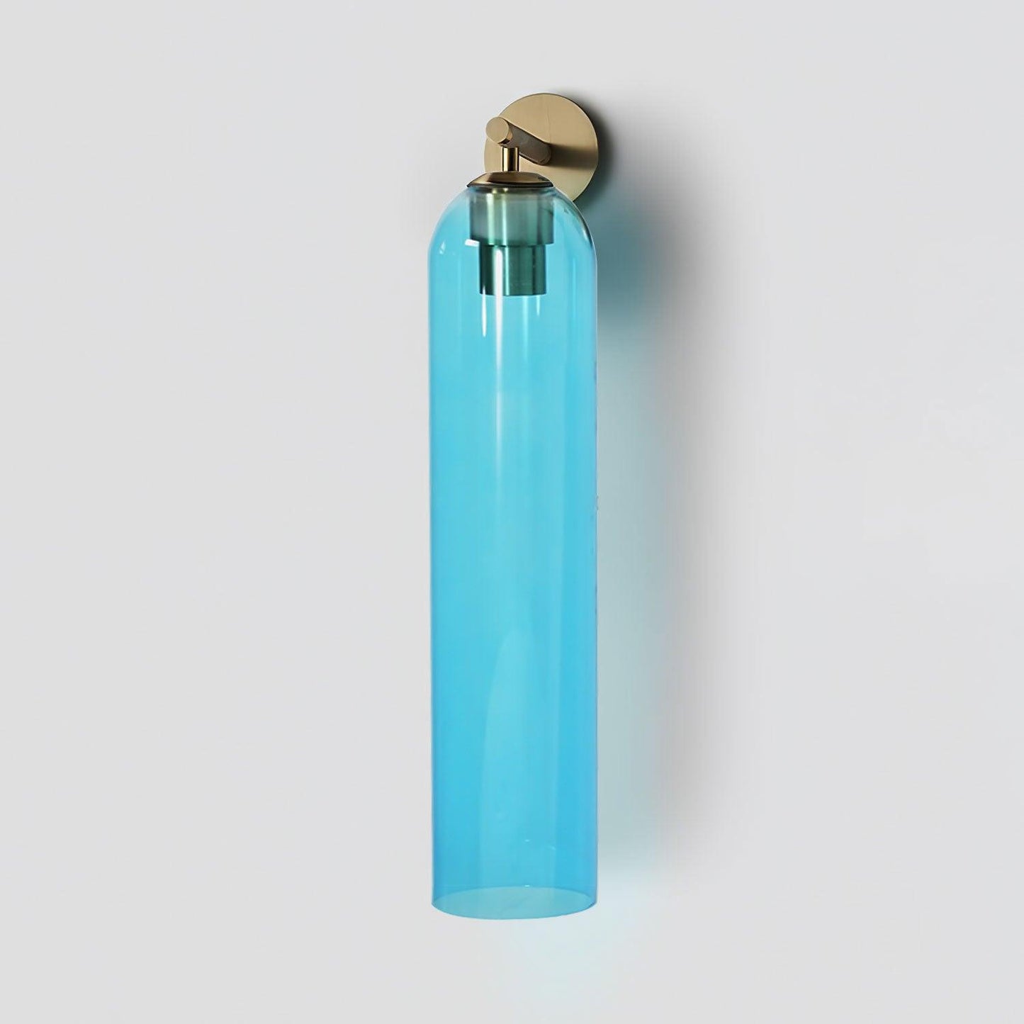 Sculptural Glass Wall Sconce | Cylindrical Design with Soft Diffused Glow for Elegant Lighting 17