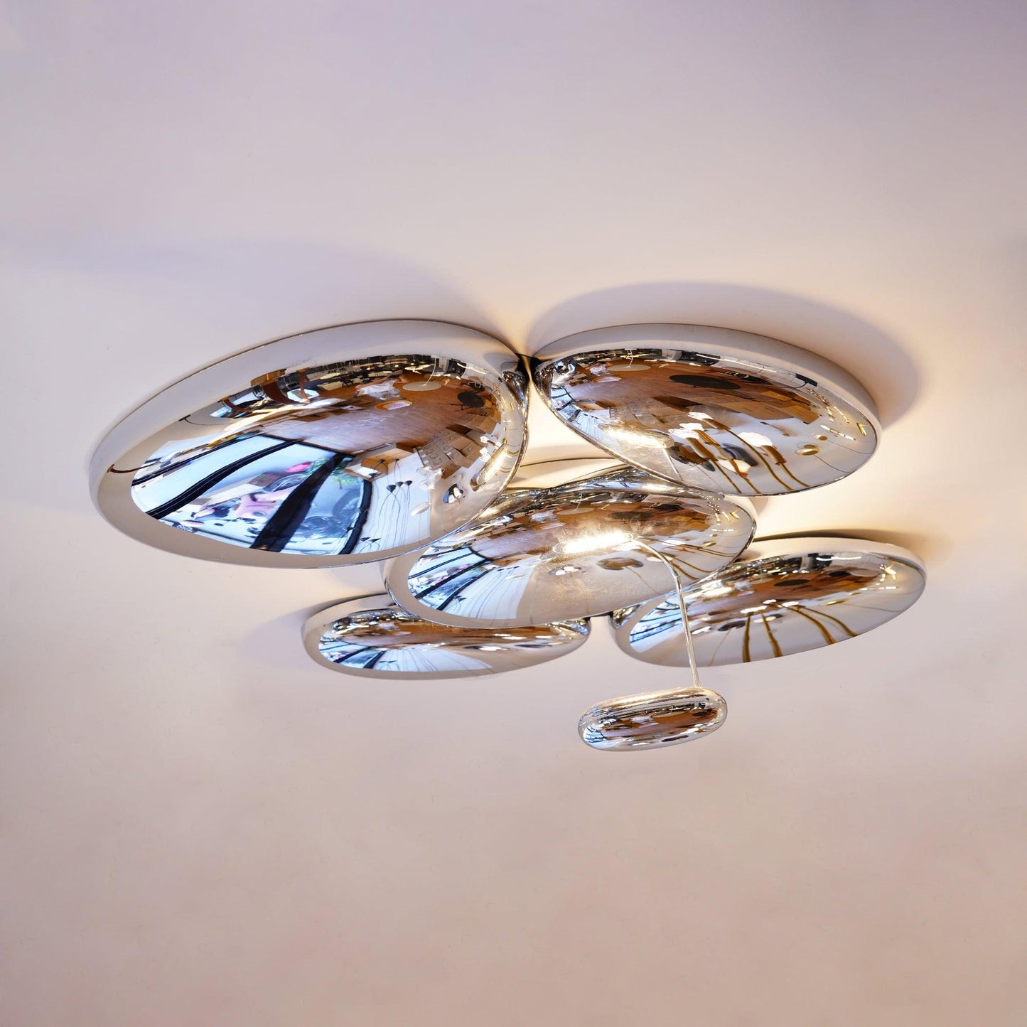Skydro | Flush Mount Ceiling Light Fixture with Organic Pebble Design | Modern LED Lighting for Stylish Interiors 0