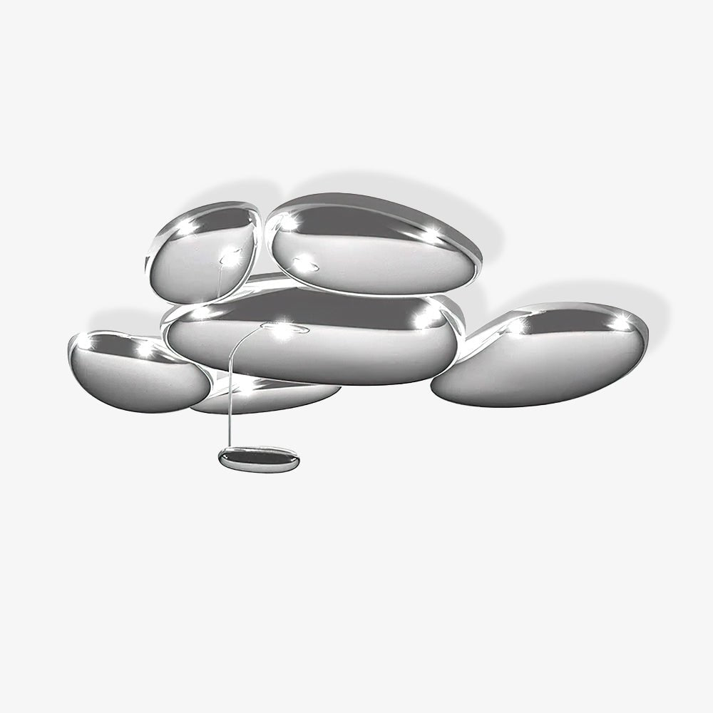 Skydro | Flush Mount Ceiling Light Fixture with Organic Pebble Design | Modern LED Lighting for Stylish Interiors 1