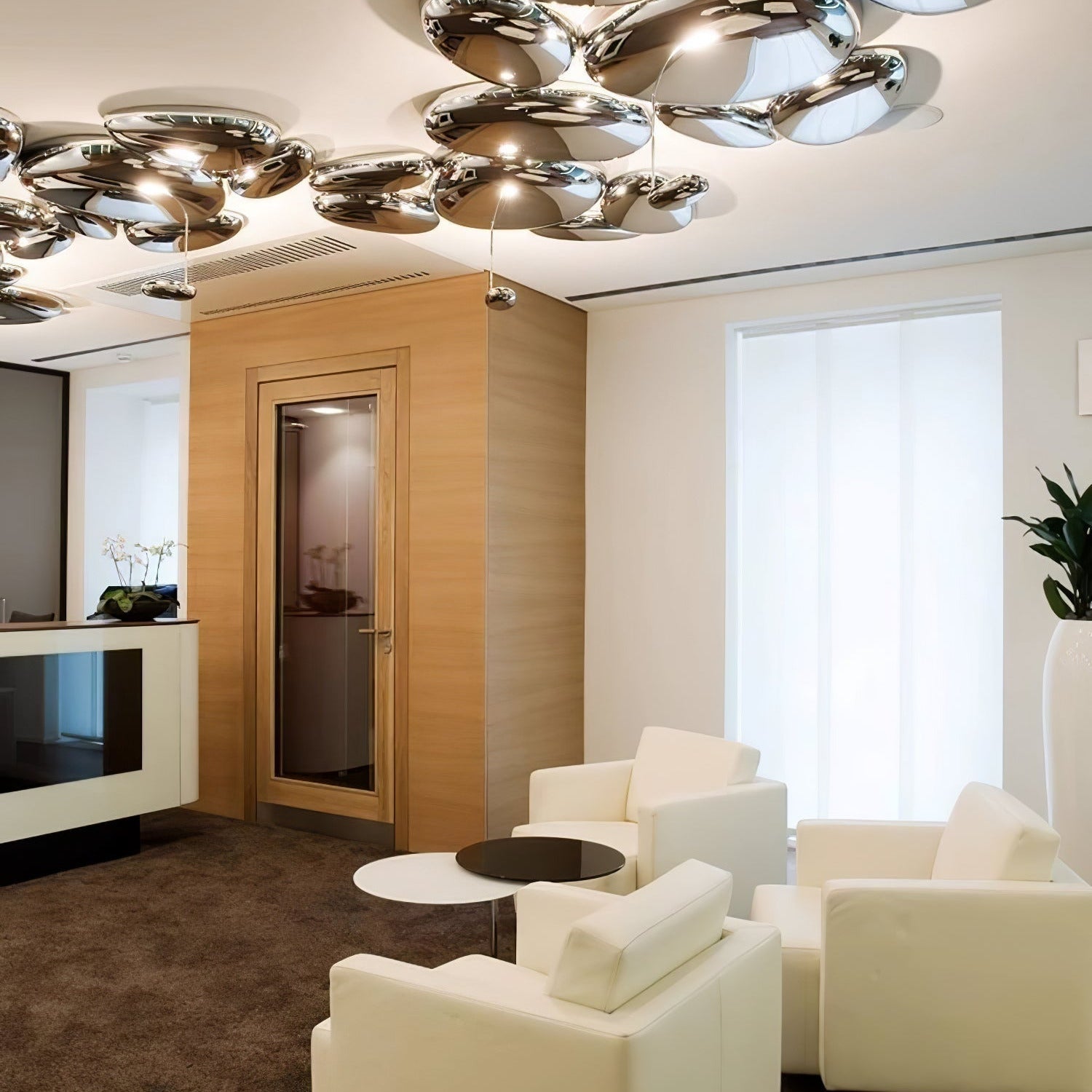 Skydro | Flush Mount Ceiling Light Fixture with Organic Pebble Design | Modern LED Lighting for Stylish Interiors 8