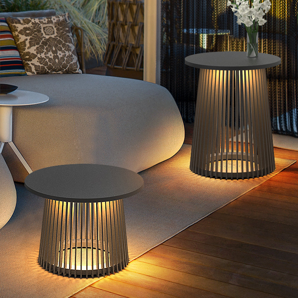 Solar Garden Lights | Outdoor Floor Lamp with Rechargeable Battery & Durable Design | Versatile Lighting for Patios 4