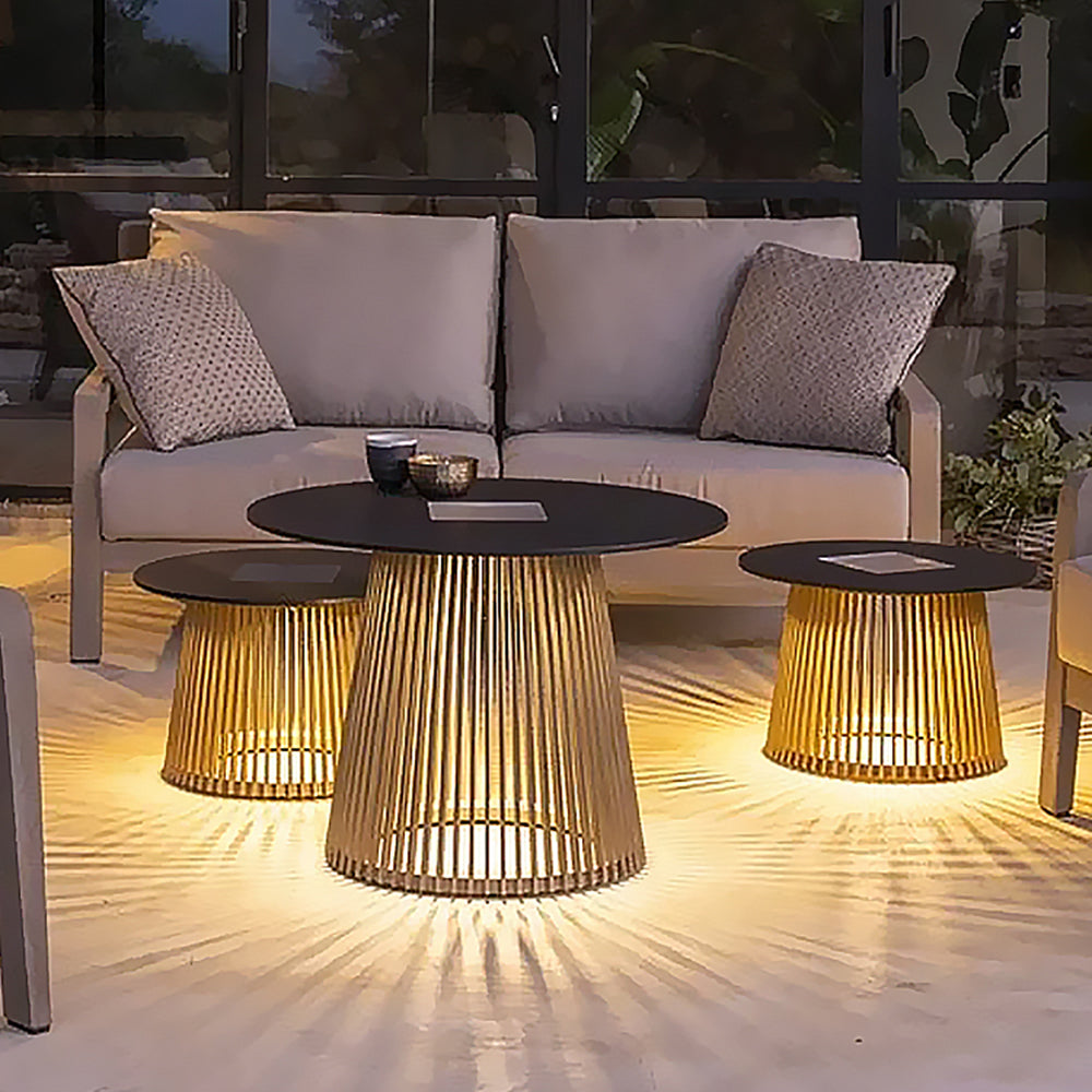 Solar Garden Lights | Outdoor Floor Lamp with Rechargeable Battery & Durable Design | Versatile Lighting for Patios 5