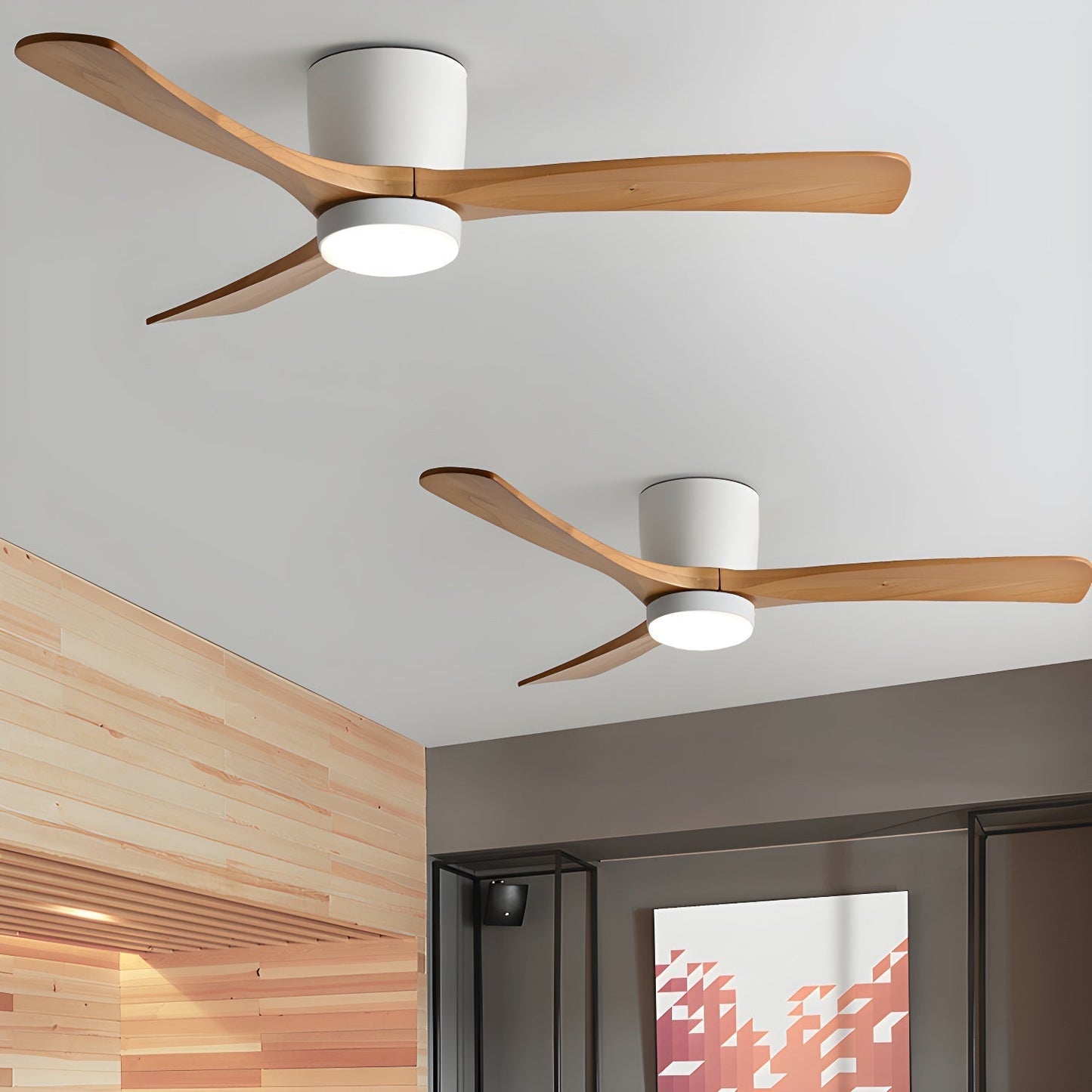 Sycamore Breeze | Modern Low Profile Ceiling Fan With Lights 8