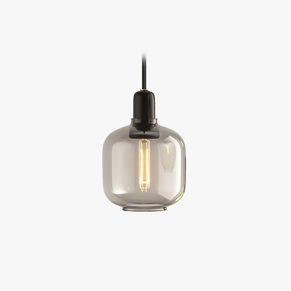 Valentina | Designer Cylinder Pendant Light with Marble & Glass Finish | Elegant Lighting for Living Spaces 1