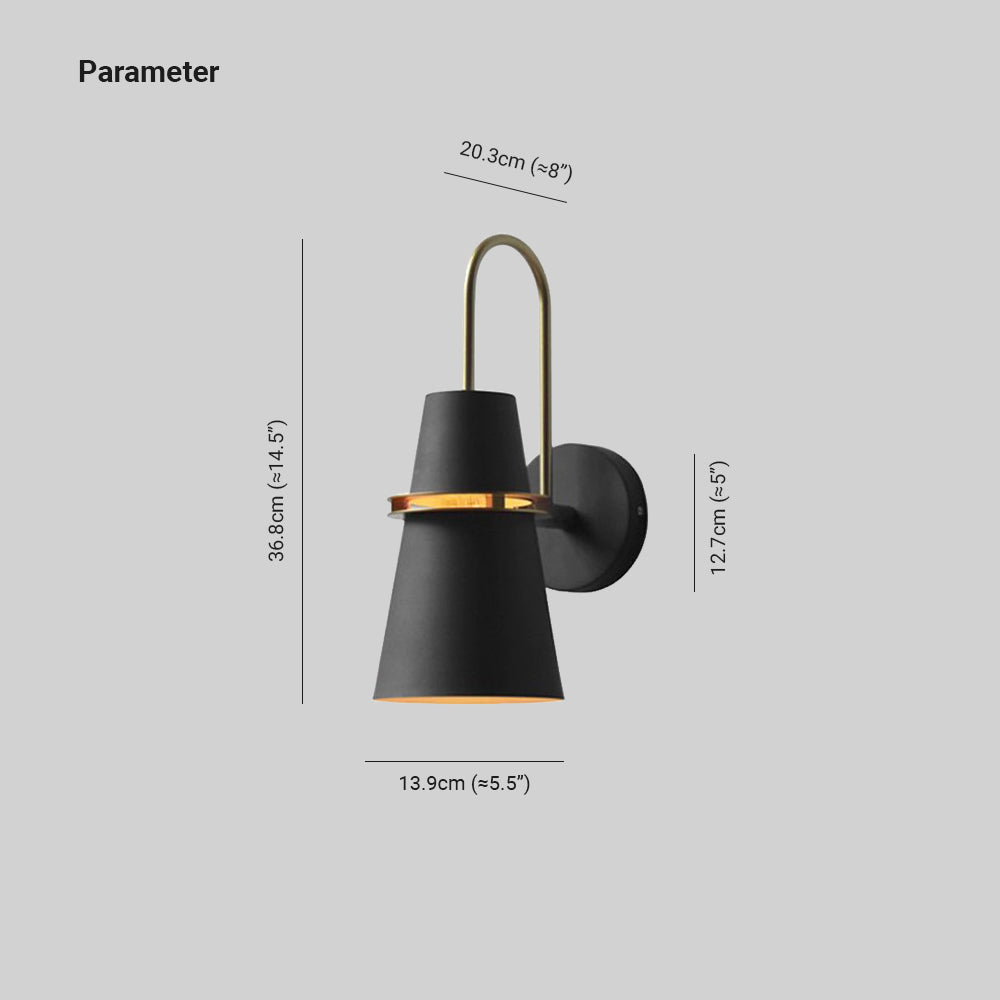 Valentina | Modern Cone Metal Wall Lamp with Stylish Design | Perfect for Any Room 3