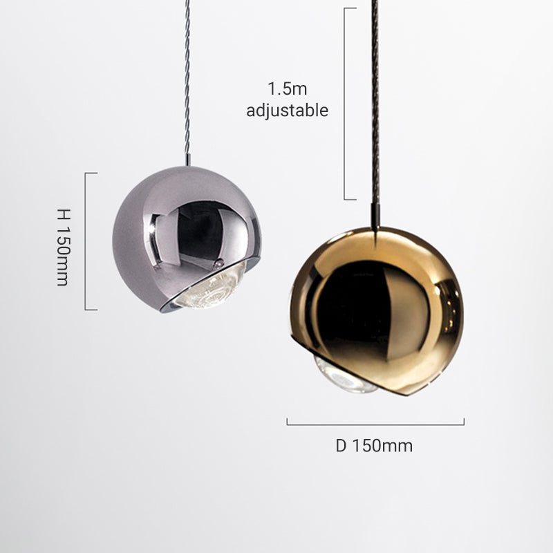 Valentina | Modern Pendant Light with Elegant Spherical Design | Stylish Fixture for Any Room 4