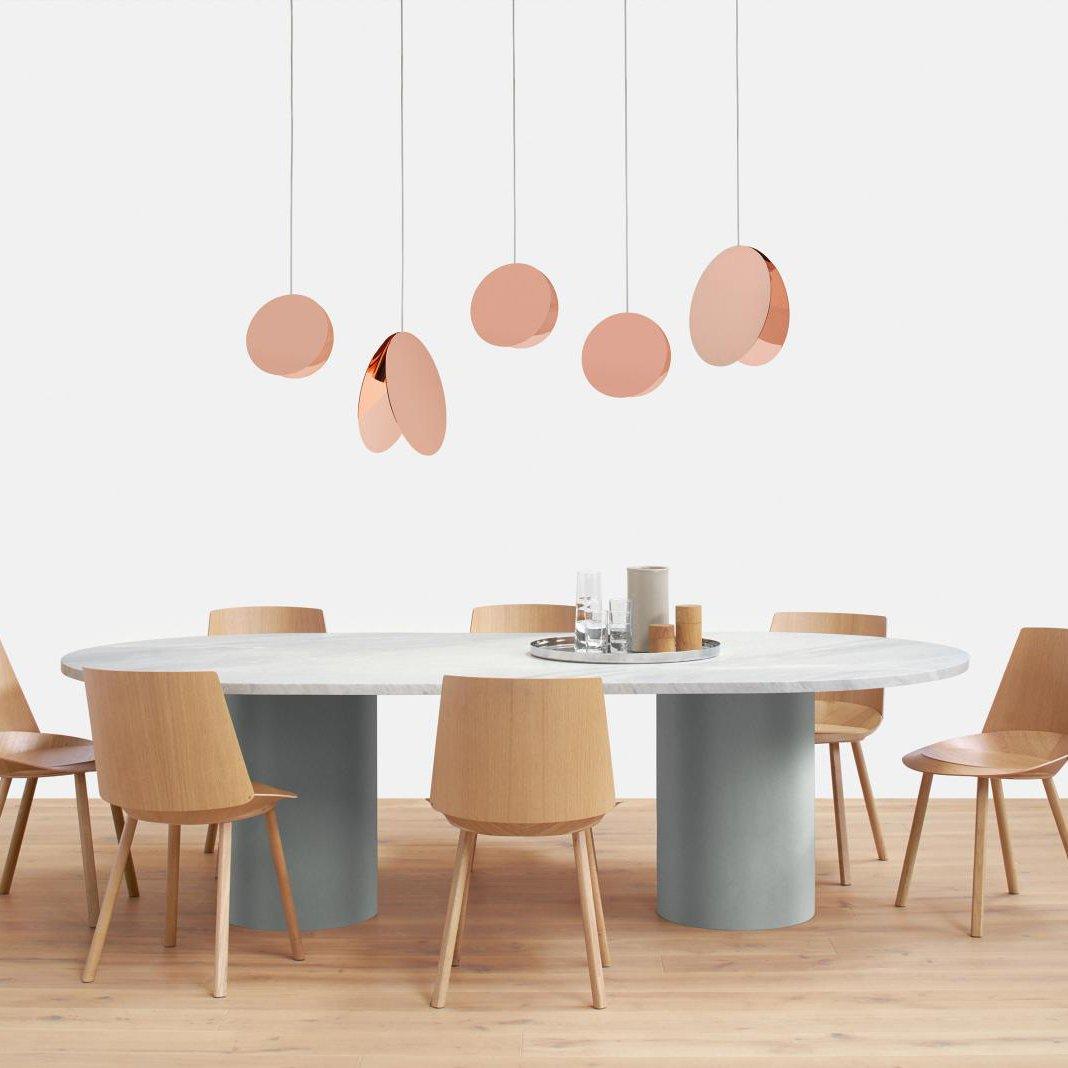 Valentina | Round Pendant Light with Metal Design & 6 Color Options | Modern Hanging Lights for Stylish Home Illumination 2