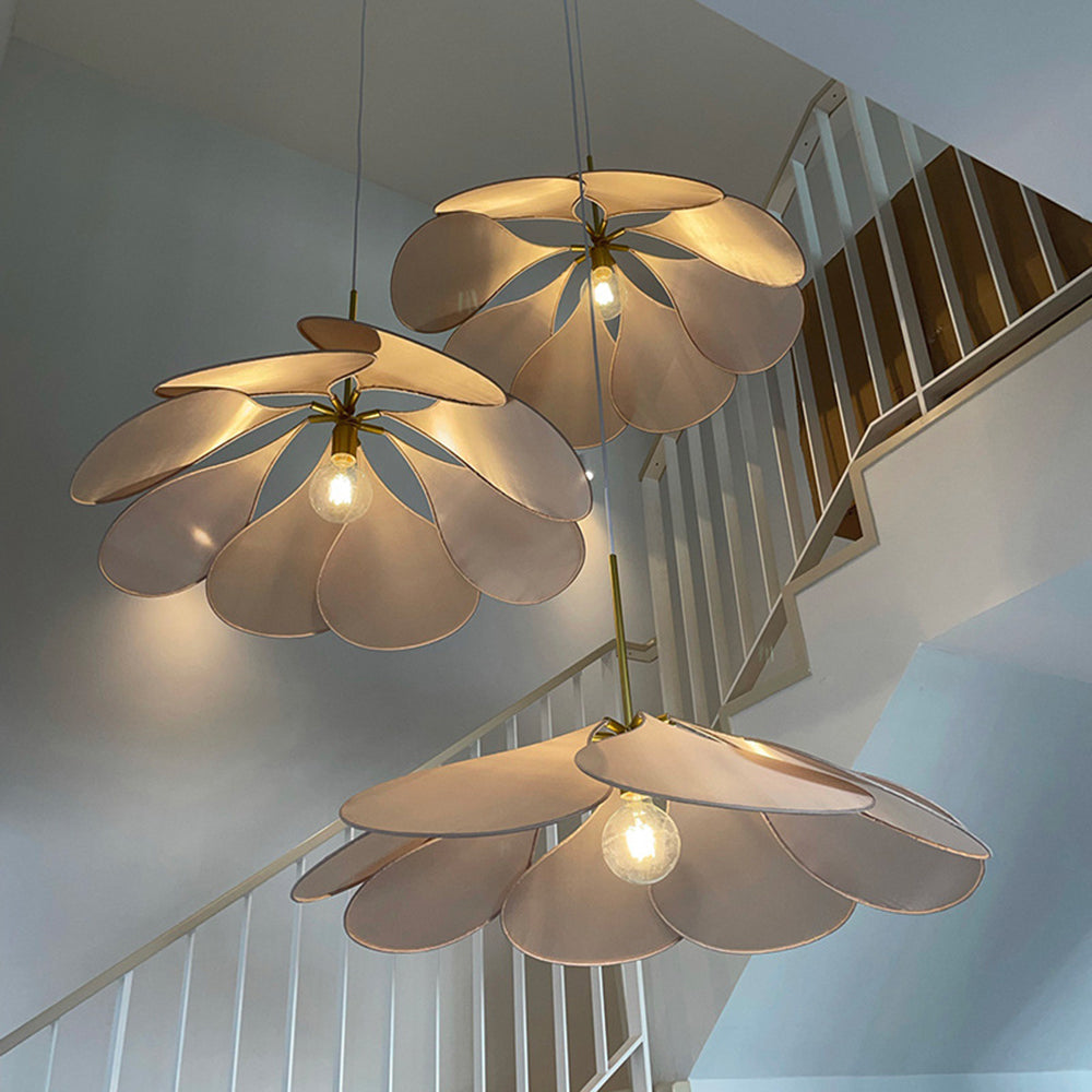 Vintage Rustic Pendant Light with Fabric Shade & Metal Frame | Adjustable Hanging Lights for Elegant Illumination 8